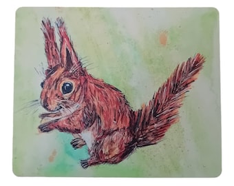 Alfred the red squirrel placemat - perfect for any plate