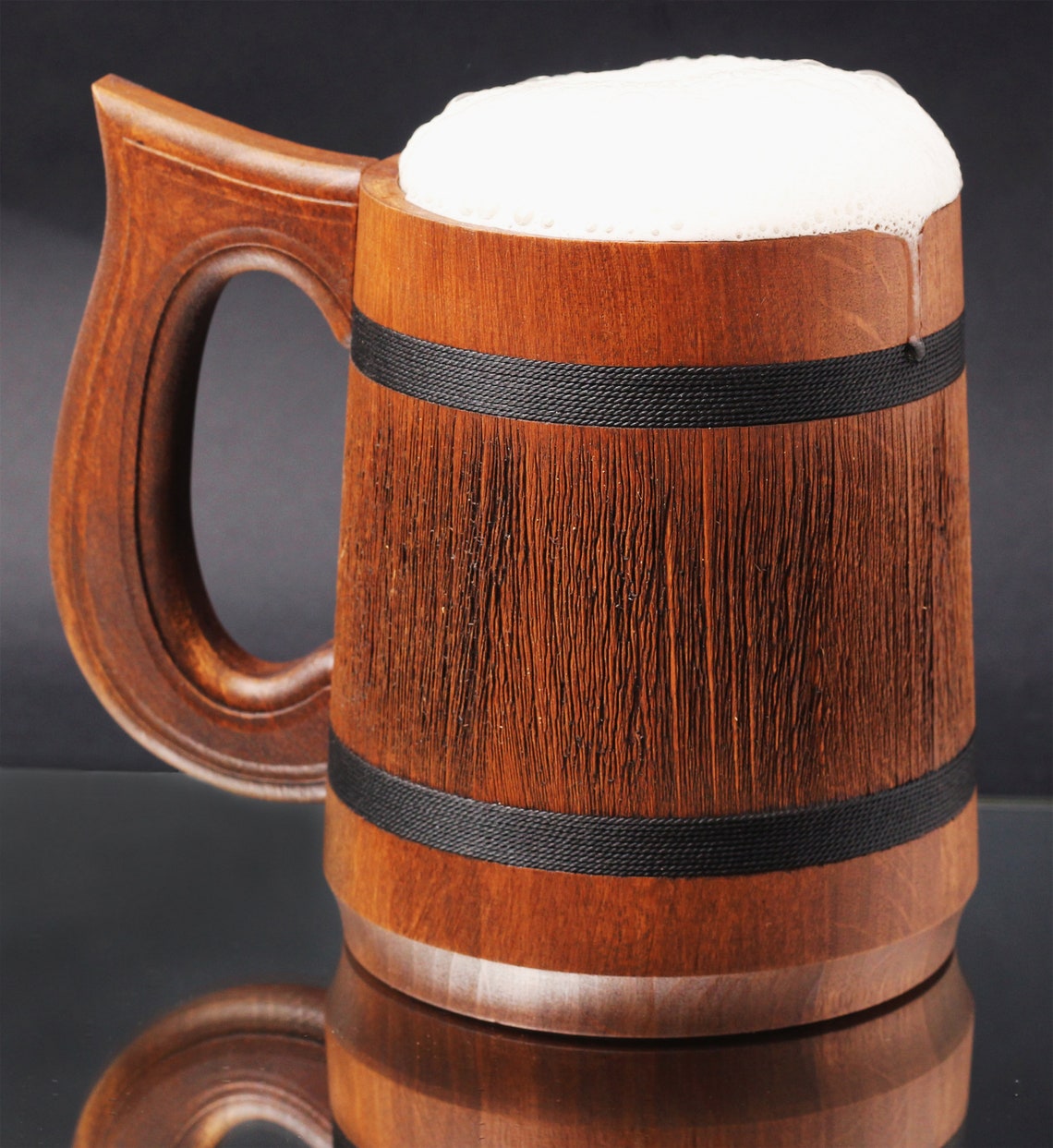 Groomsmen proposal Tavern sign Wooden beer mug personalized | Etsy