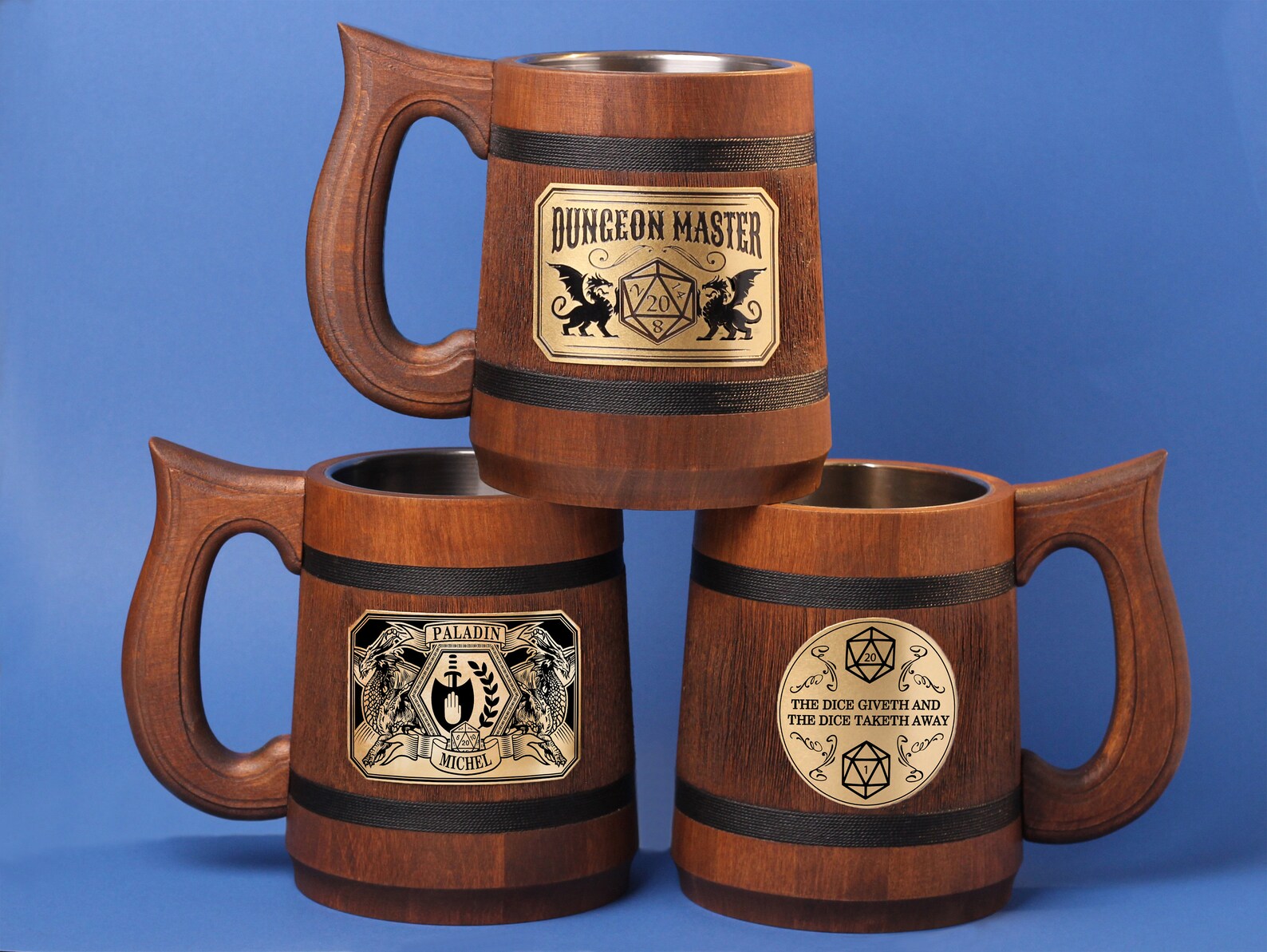 Custom dice Dnd accessories Dnd mug beer tankard 7th Etsy