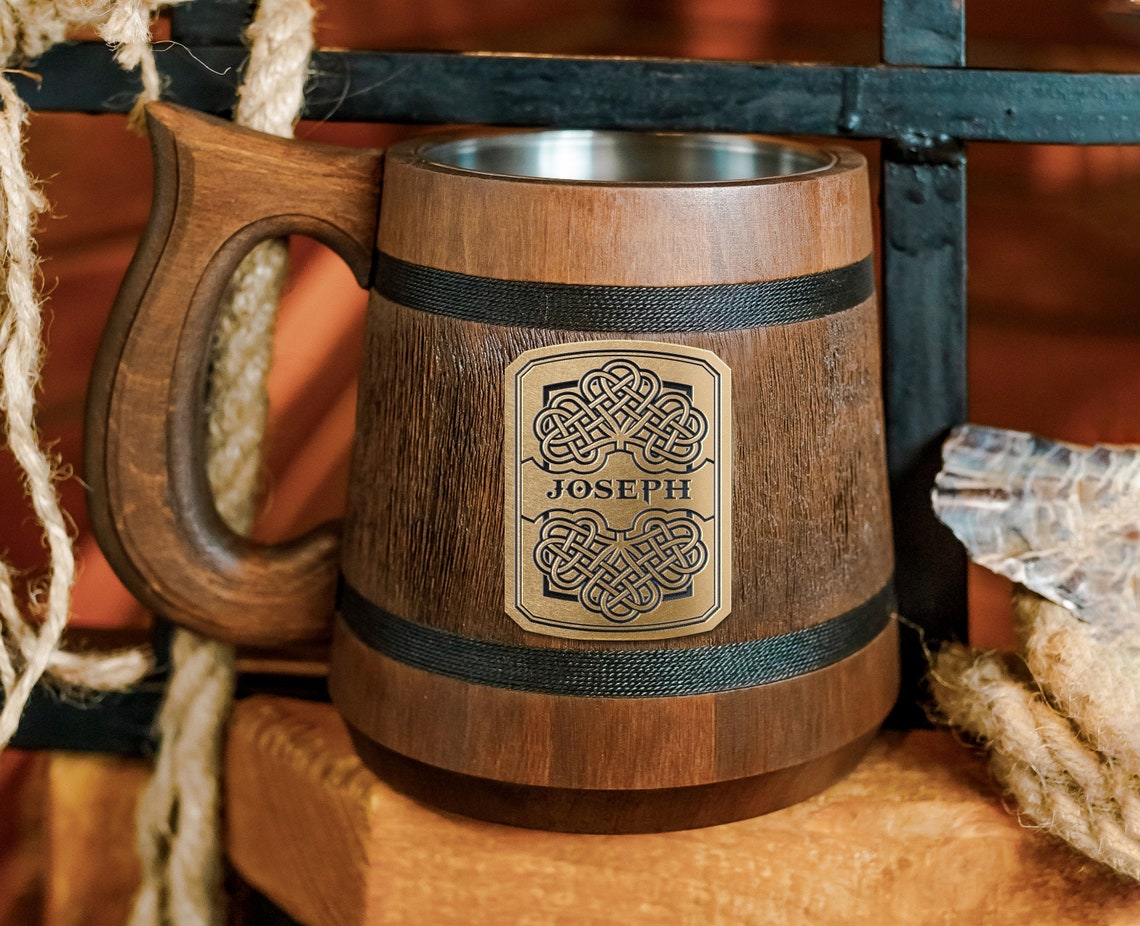 Personalized Viking mug 1st anniversary gift for husband Etsy