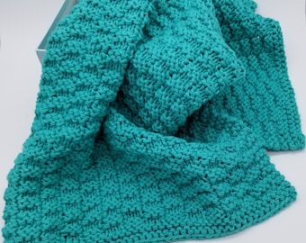 Dish Towel Knitting Pattern Beginner, Easy Knit Pattern, Quick Easy Knit, Simple Pattern Beginner Knitting, Novice Knitter, Horseshoe Bend
