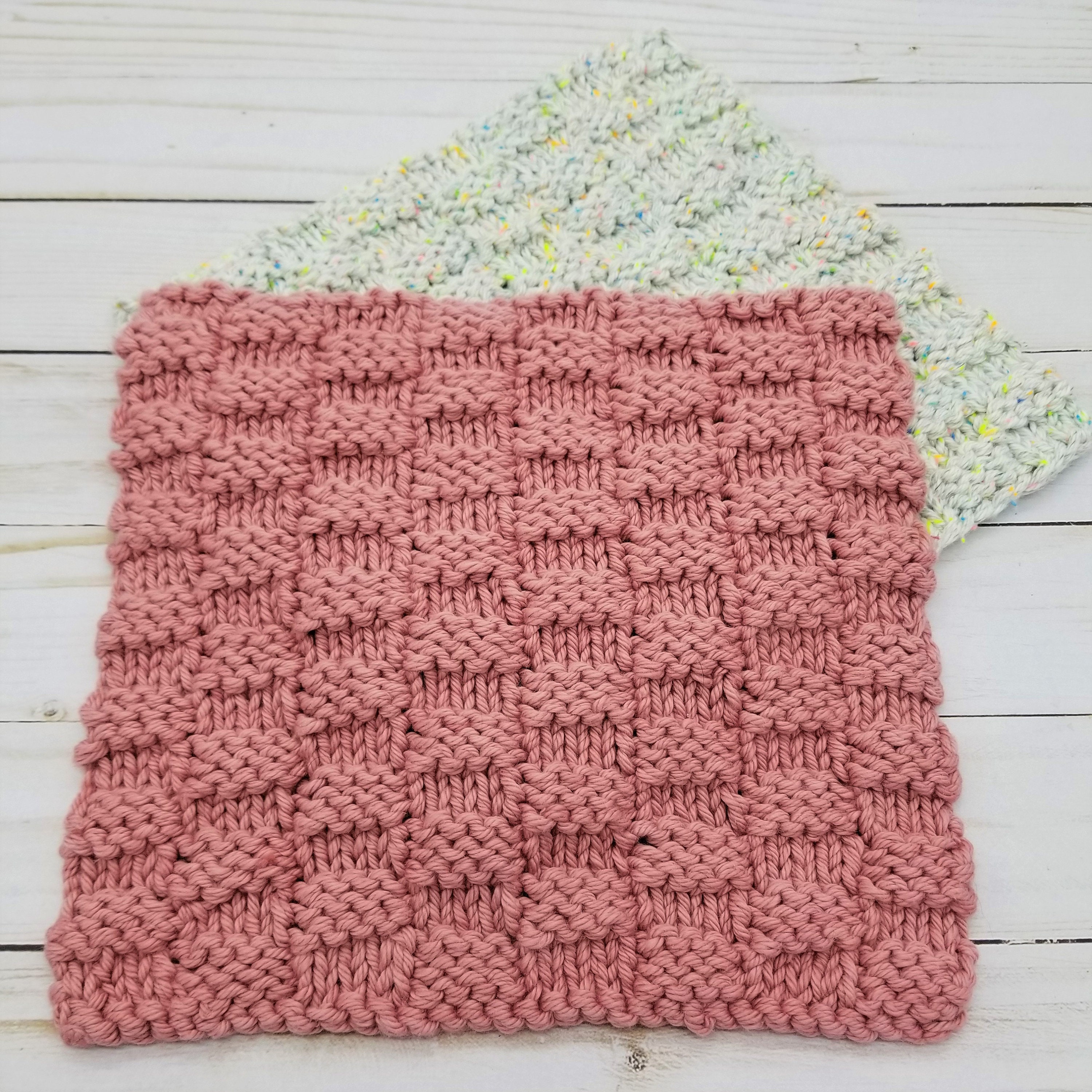 Dishcloth Knitting Pattern Beginner, Quick Knit Pattern, Easy Knitted