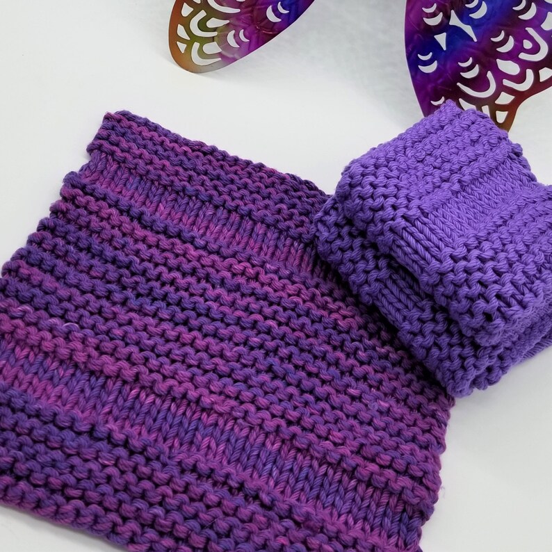 Washcloth Knitting Pattern, Easy Knit Washcloth Gift, Quick Knit Gift