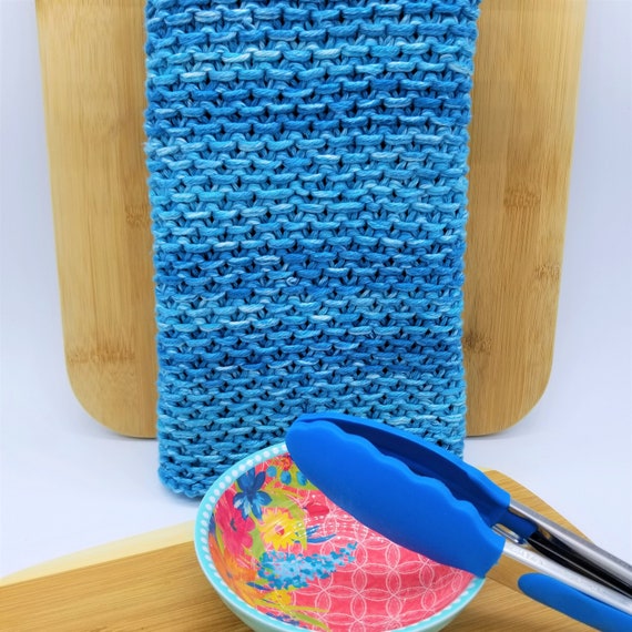 Dish Towel Knitting Pattern Knit Dish Towel Pattern Knitted Etsy