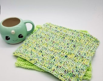 Knit Dishcloth Pattern, Knit Washcloth Pattern, Lakeview