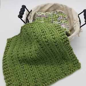 Dishcloth Knitting Pattern, Kitchen Home Decor Easy Knit Dishcloth Pattern, Knitted dishcloth, Knitted Handmade Kitchen Cloth, Banner Elk