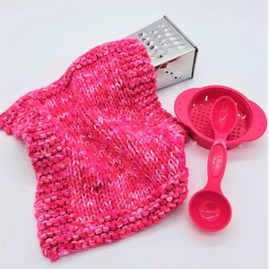 Dishcloth Knitting Pattern, Knit Dishcloth Pattern, Knitted Dishcloth Pattern, Beginner Knitting, Kitchen Décor Knitting, Midway