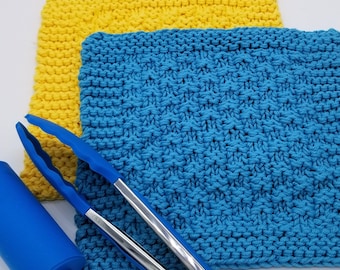 Vaatdoekbreipatroon, Snel breipatroon voor beginners, Vaatdoek gebreide pdf, Vaatdoek gebreid patroon, Keukenvaatdoek, East Flat