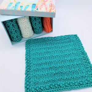 Washcloth Knitting Pattern, Beginner Knit Washcloth, Fast Knitted Washcloth, Easy Washcloth Pattern, Simple Washcloth Pattern, Henry Fork