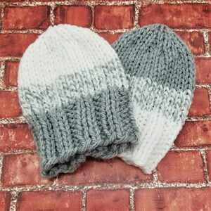 Teen Hat Knitting Pattern, Easy Knit Hat Pattern, Longview