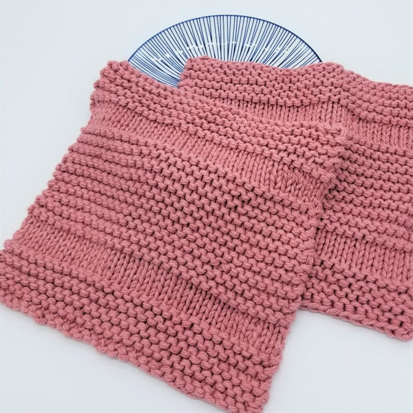 Easy Dishcloth Knitting Pattern, Knitted Dishcloth Pattern, Easy Knit Dish Cloth Pattern, Easy Beginner Knit Project, Connelly Springs