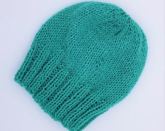 Adult Hat Knitting Pattern, Easy Knit Hat Pattern, Patterson