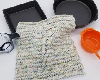 Dishcloth Knitting Pattern, Easy Knitted Dishcloth, Beginner Project Knit Dishcloth, Simple Pattern Beginner Knitting,  Quick Knit, Sawmills