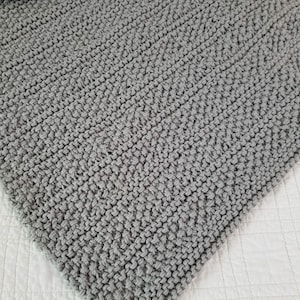 Baby Blanket Knitting Pattern, Easy Knit Baby Blanket, Quick Knitting Pattern, Modern Baby Blanket, Beginner Knit Blanket Pattern, Delwood