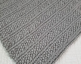 Baby Blanket Knitting Pattern, Easy Knit Baby Blanket, Quick Knitting Pattern, Modern Baby Blanket, Beginner Knit Blanket Pattern, Delwood