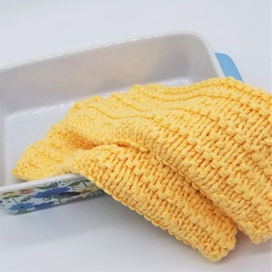 Dishcloth Knitting Pattern, Kitchen Dishcloth to Knit, Knitted Kitchen Dishcloth Pattern, Dishcloth Knit Pattern, Kitchen Knit, Ironwood