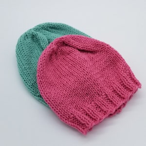 Child Hat Knitting Pattern, Easy Knit Hat Pattern, Southshore