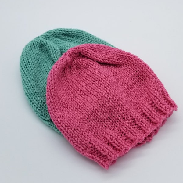 Child Hat Knitting Pattern, Easy Knit Hat Pattern, Southshore