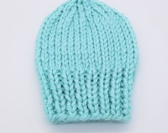 Baby Hat Knitting Pattern,  Infant Knit Hat for Beginner, Knitted Newborn Beanie Pattern, Baby Beanie Knitting Pattern, Walnut Ridge