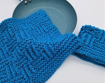 Easy Dishcloth Pattern Knit, Beginner Knitting Patterns, Quick Knit Kitchen Dishcloth, Knitted Dishcloth Pattern, Elk Creek