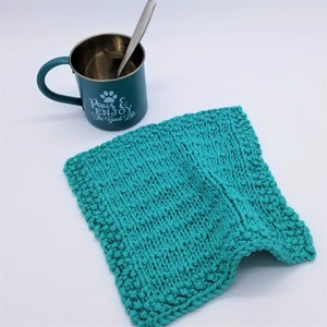 Dishcloth Knitting Pattern, Knit Dishcloth Pattern, Knitted Dishcloth Pattern, Beginner Knitting, Kitchen Décor Knitting, Henry Fork