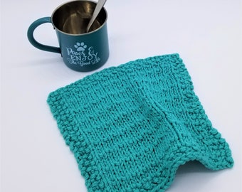 Vaatdoek breipatroon, gebreid vaatdoekpatroon, gebreid vaatdoekpatroon, beginnersbreien, keukendecorbreien, Henry Fork