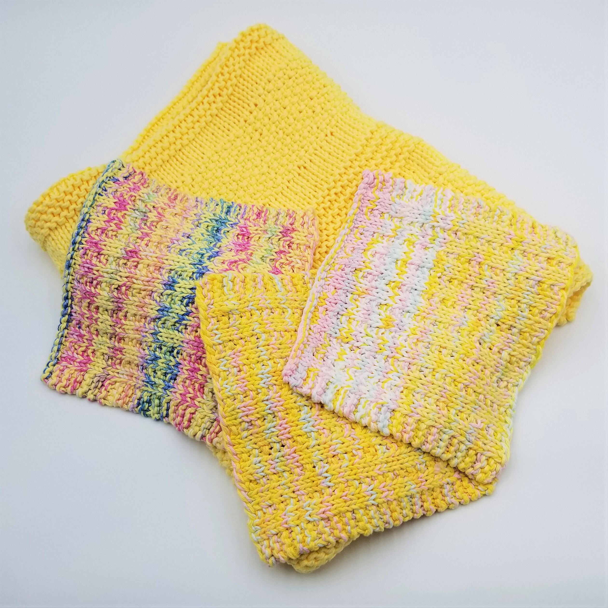 Baby Washcloth Knitting Pattern for Beginners, Easy Knit Pattern Wash ...