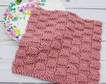 Dishcloth Knitting Pattern Beginner, Quick Knit Pattern, Easy Knitted Pattern for Novice Knitter, Simple Pattern Beginner Knitting, Eastview