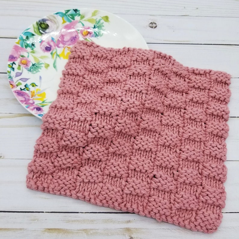 Dishcloth Knitting Pattern Beginner, Quick Knit Pattern, Easy Knitted