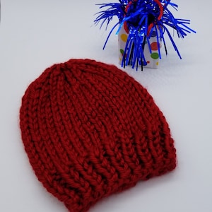 Teen Hat Knitting Pattern, Easy Knit Hat Pattern, Walnut Ridge