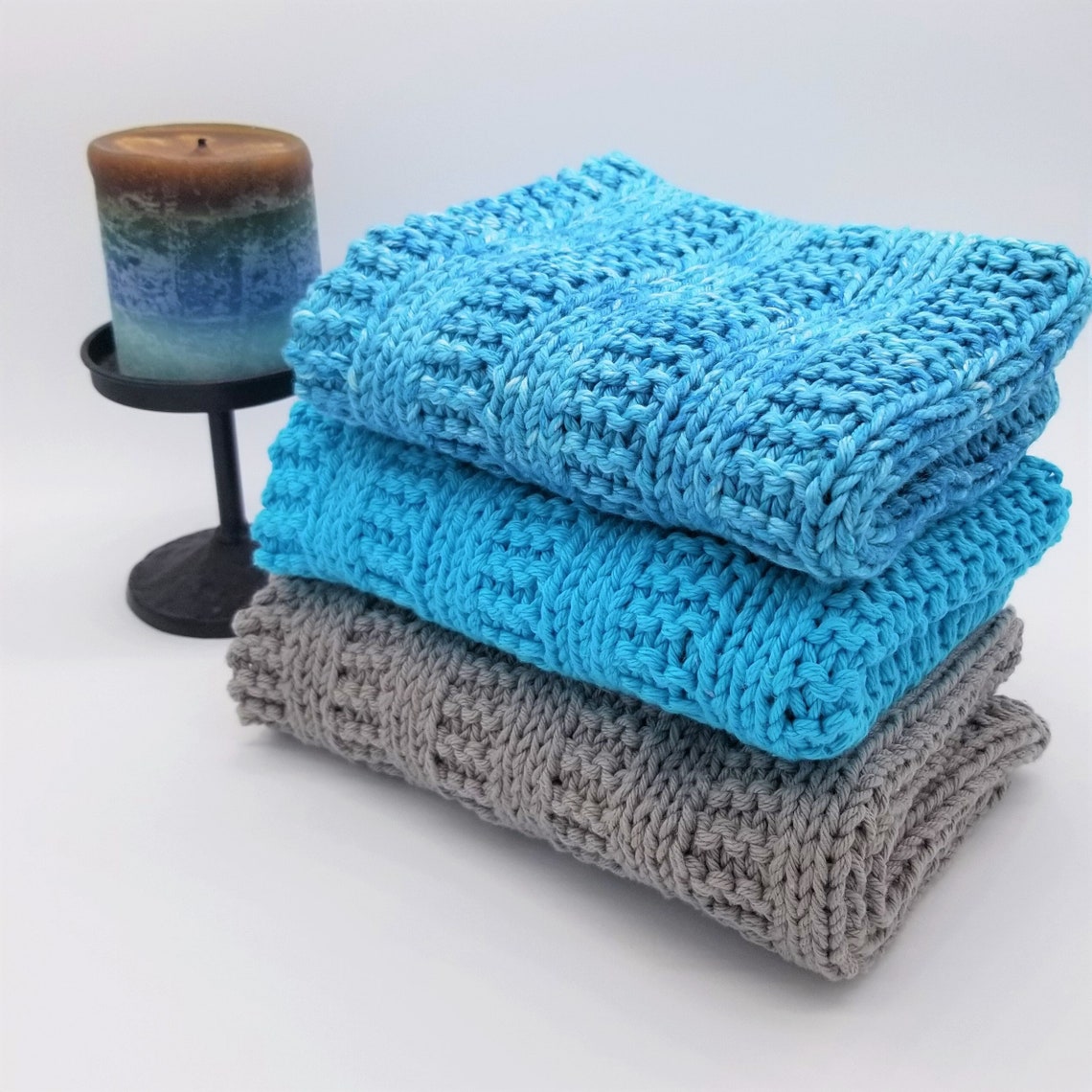 Knit Hand Towel Pattern Knit Dish Towel Pattern Blue Ridge Etsy