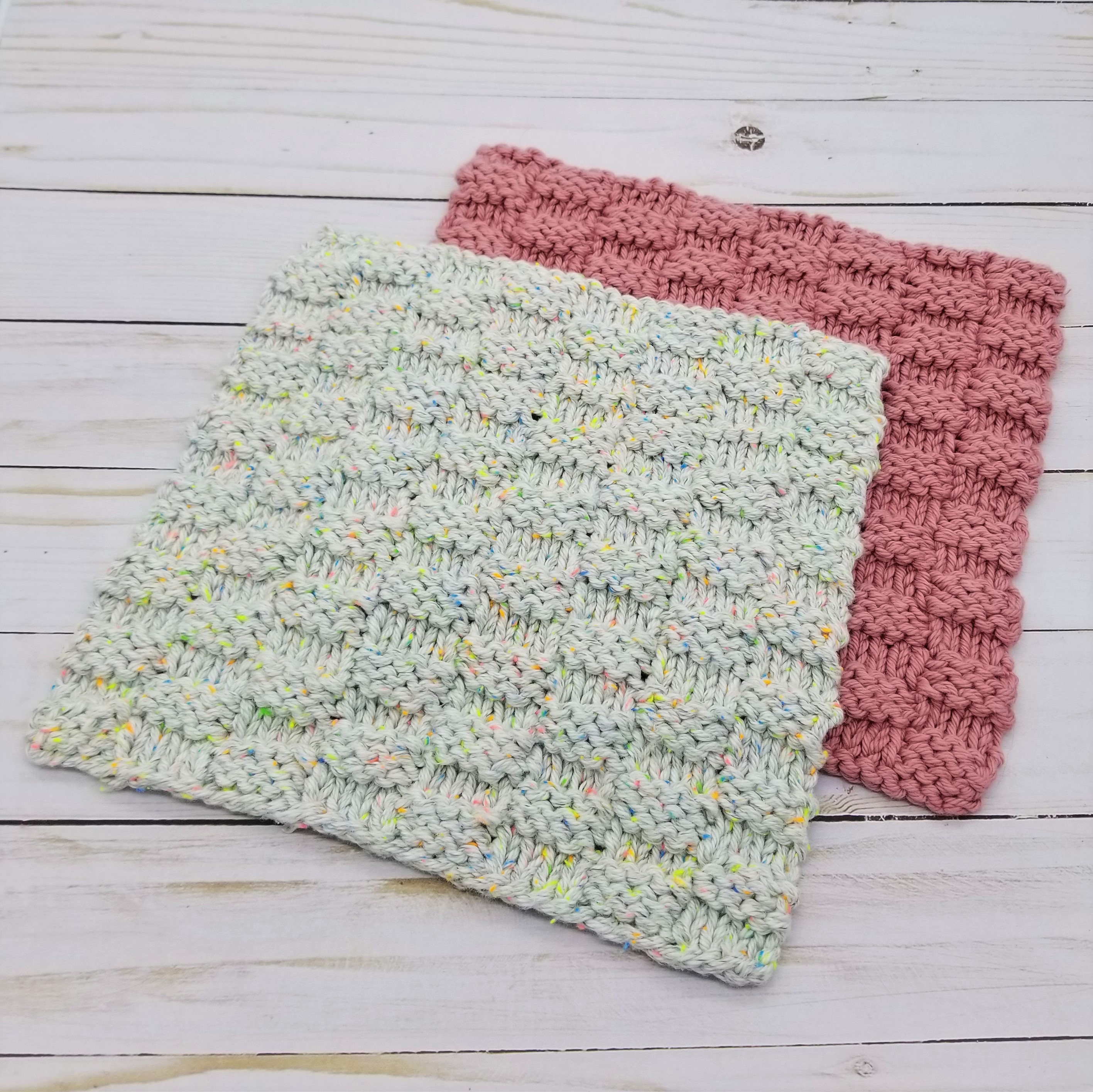 Dishcloth Knitting Pattern Beginner, Quick Knit Pattern, Easy Knitted
