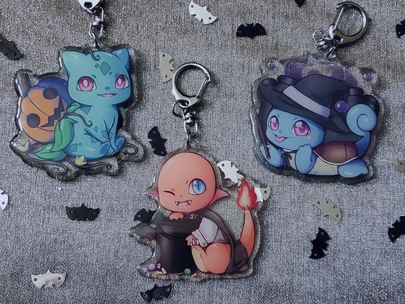 Pokemon Halloween 2 Double-side Acyrlic Keycharms 