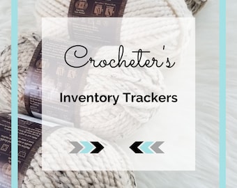 Yarn Inventory Tracker. Crochet Hook and Yarn Stash Organization Printable Template