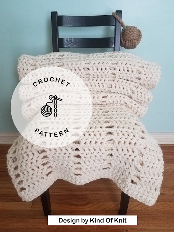 Big crochet blanket outlet