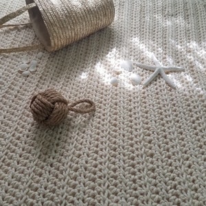 CROCHET PATTERN: White Water Crochet Blanket, Chunky Crochet Oversized Throw image 6