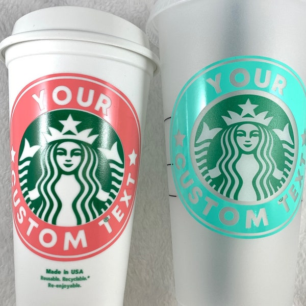 Customize Your Own Starbucks Cup Etsy