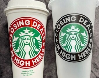 Closing Deal In High Heels ~ Starbucks Reusable Cup