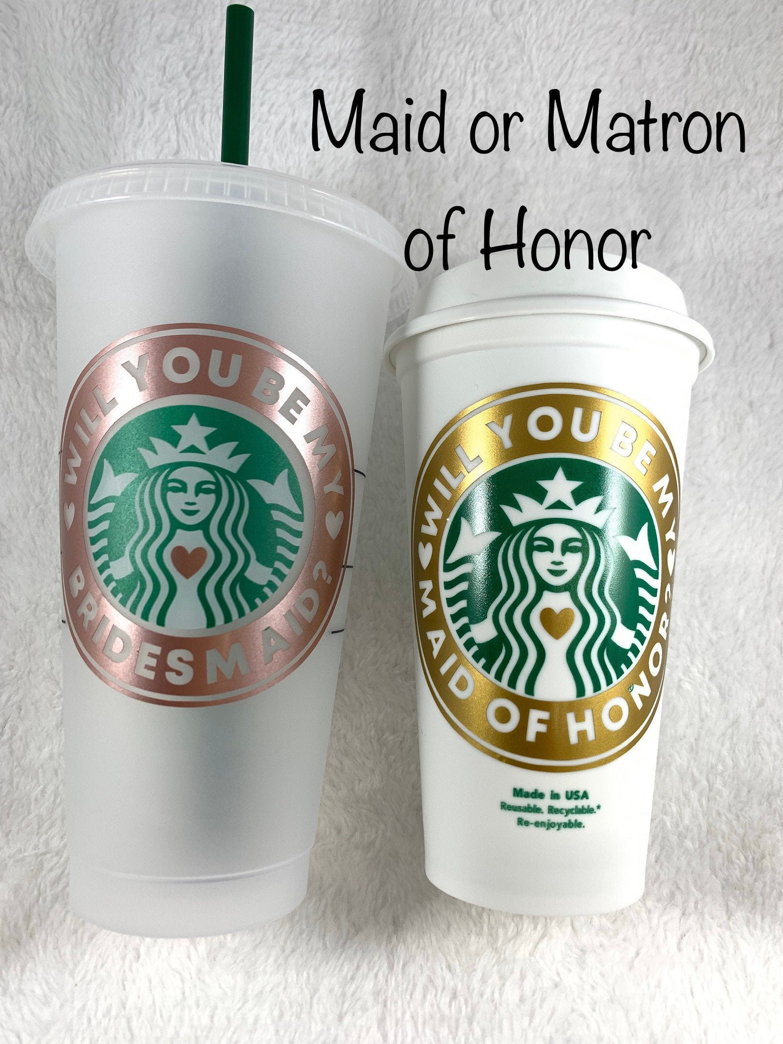 24oz Genuine Reusable Starbucks Cold Coffee Cup – roseandbearofficial