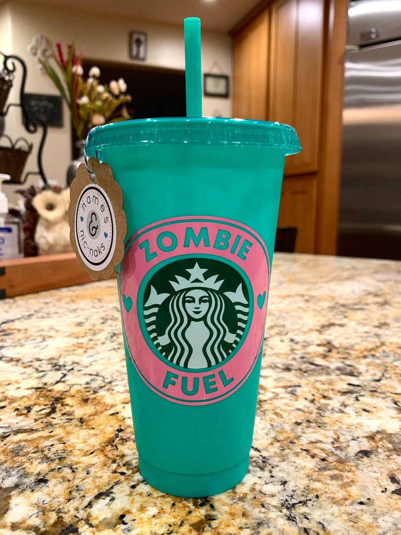 Color Changing Cup W/design & Name Starbucks Reusable Cup Etsy