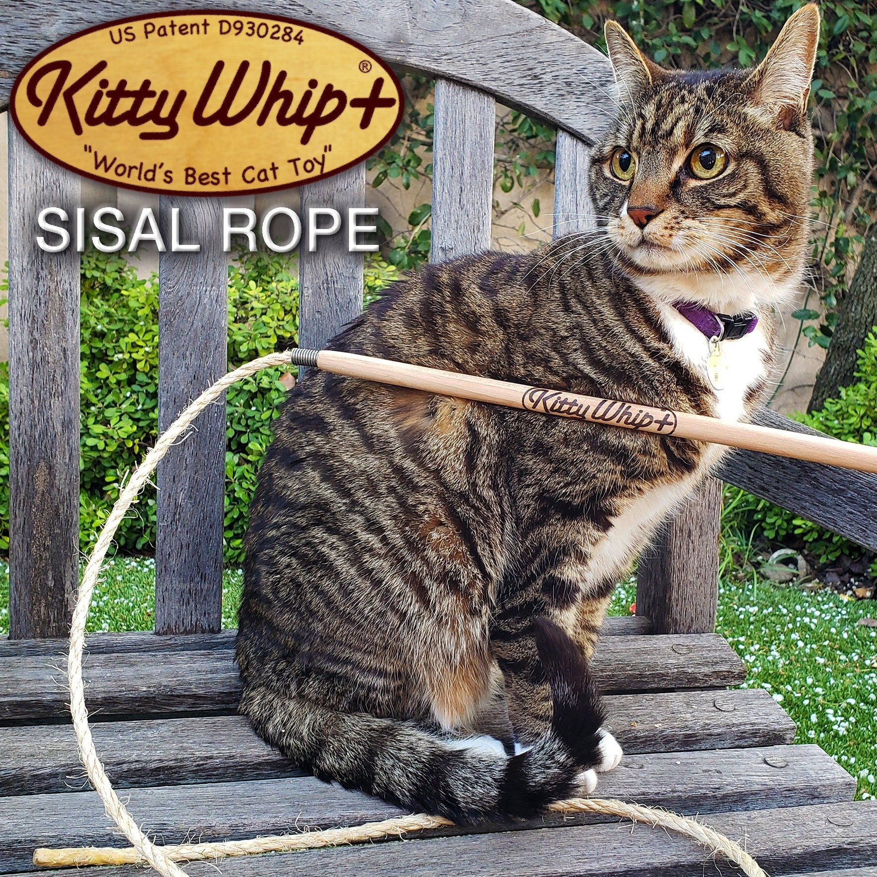 Kittywhip Sisal for Especially Ferocious Hunters Wand Cat Toy Expertly Handcrafted in the USA From 100 Natural Sustainable Materials. Etsy