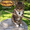 Woven Cotton Cat Wand Toy: USA Handmade, Safe Play