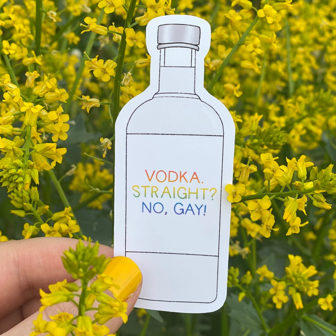 vodka straight not gay shirt