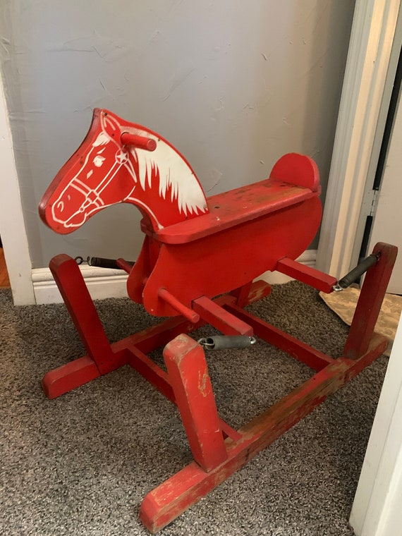 bouncy horse with springs