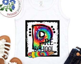 Preschool PNG file for sublimation printing DTG printing - Sublimation design download - T-shirt design - School PNG - Preschool t-shirts
