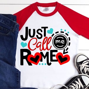 Just Call Me Romeo Svg Valentine's Svg Valentine's - Etsy