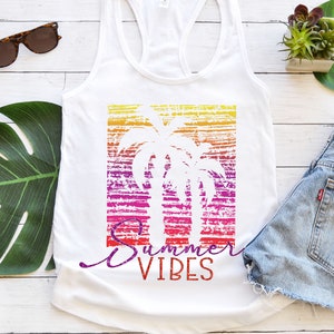 Summer vibes PNG file for sublimation printing DTG printing - Sublimation design download - T-shirt design sublimation design - Summer PNG