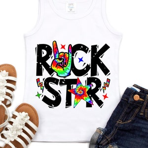 Rock Star Sublimation Design Download DTG Druck - Sublimation Design Download - T-shirt Design Sublimation Design - PNG - DTG Druck