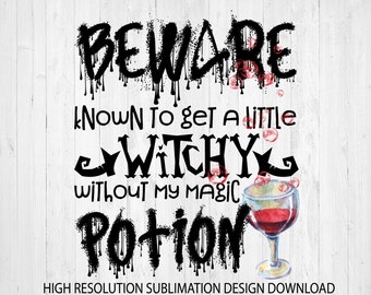 Sorcellerie sans mon fichier PNG potion pour l’impression de sublimation, l’impression DTG, le téléchargement de conception de sublimation, la conception de t-shirt, Halloween PNG, la sorcière