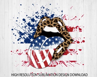 Download Patriotic Lips Svg Etsy
